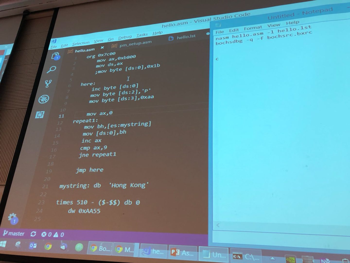 Cityu AppsLab Assembly programming course lesson 2 Kernel, Virus